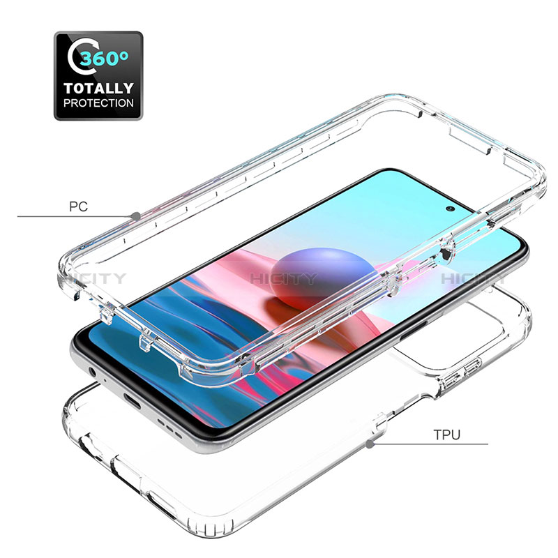 Funda Silicona Carcasa Ultrafina Transparente Goma Frontal y Trasera 360 Grados Gradiente para Xiaomi Redmi Note 11 SE India 4G