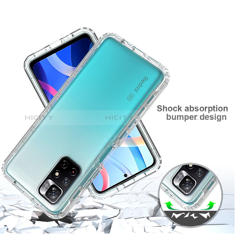 Funda Silicona Carcasa Ultrafina Transparente Goma Frontal y Trasera 360 Grados Gradiente para Xiaomi Redmi Note 11S 5G