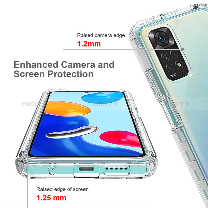 Funda Silicona Carcasa Ultrafina Transparente Goma Frontal y Trasera 360 Grados Gradiente para Xiaomi Redmi Note 12 Pro 4G