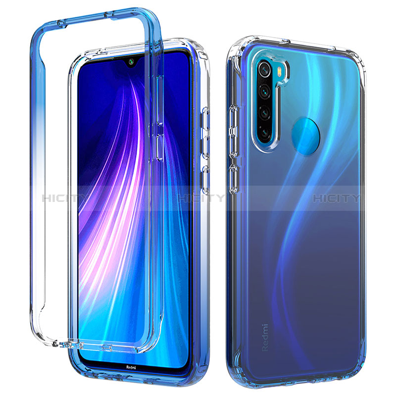 Funda Silicona Carcasa Ultrafina Transparente Goma Frontal y Trasera 360 Grados Gradiente para Xiaomi Redmi Note 8 (2021)