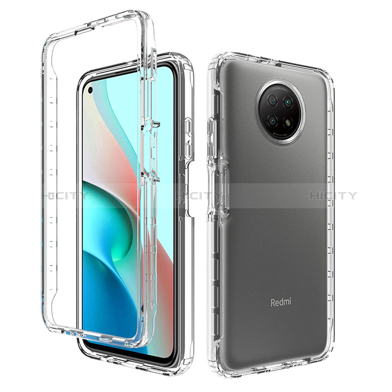 Funda Silicona Carcasa Ultrafina Transparente Goma Frontal y Trasera 360 Grados Gradiente para Xiaomi Redmi Note 9 5G