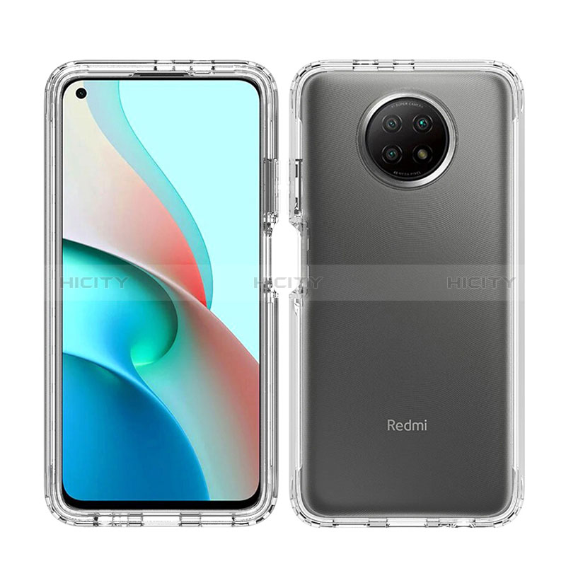 Funda Silicona Carcasa Ultrafina Transparente Goma Frontal y Trasera 360 Grados Gradiente para Xiaomi Redmi Note 9 5G