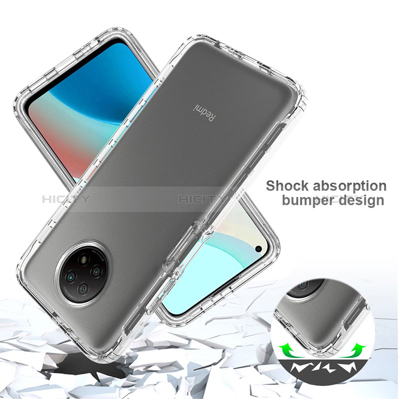 Funda Silicona Carcasa Ultrafina Transparente Goma Frontal y Trasera 360 Grados Gradiente para Xiaomi Redmi Note 9 5G