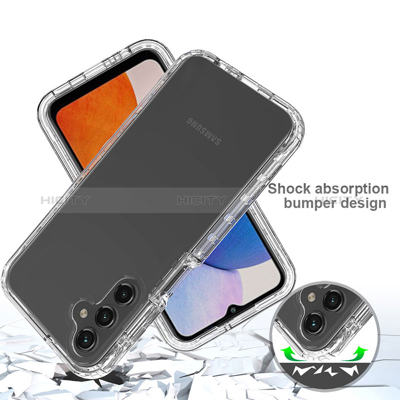 Funda Silicona Carcasa Ultrafina Transparente Goma Frontal y Trasera 360 Grados Gradiente ZJ1 para Samsung Galaxy A05s