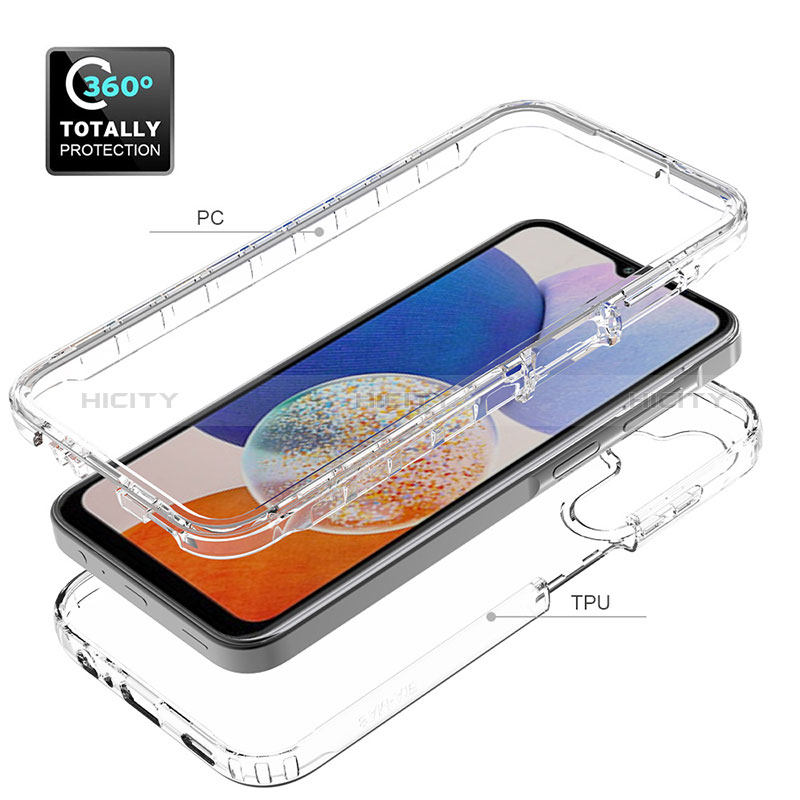 Funda Silicona Carcasa Ultrafina Transparente Goma Frontal y Trasera 360 Grados Gradiente ZJ1 para Samsung Galaxy A05s