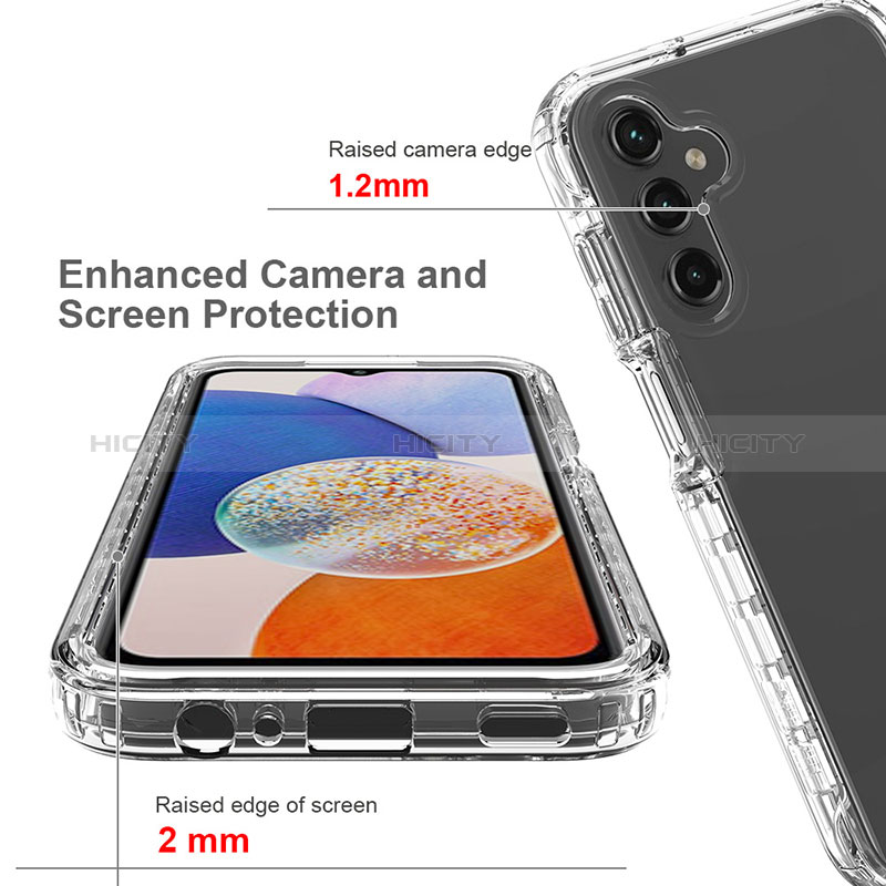 Funda Silicona Carcasa Ultrafina Transparente Goma Frontal y Trasera 360 Grados Gradiente ZJ1 para Samsung Galaxy A15 4G