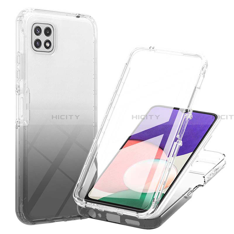 Funda Silicona Carcasa Ultrafina Transparente Goma Frontal y Trasera 360 Grados Gradiente ZJ1 para Samsung Galaxy A22 5G