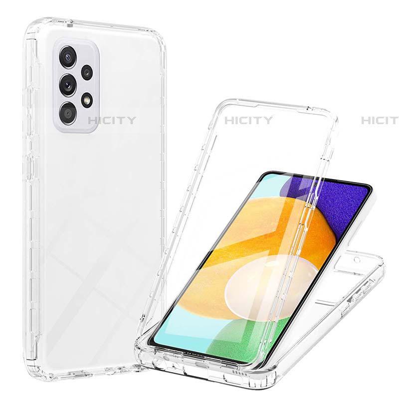 Funda Silicona Carcasa Ultrafina Transparente Goma Frontal y Trasera 360 Grados Gradiente ZJ1 para Samsung Galaxy A52 4G