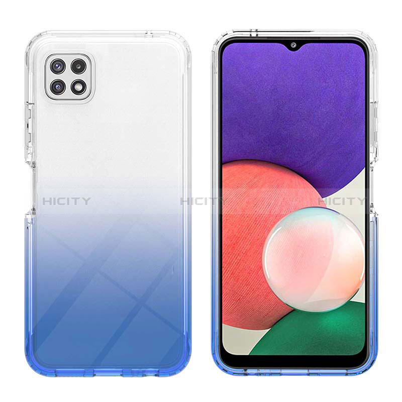 Funda Silicona Carcasa Ultrafina Transparente Goma Frontal y Trasera 360 Grados Gradiente ZJ2 para Samsung Galaxy A22s 5G