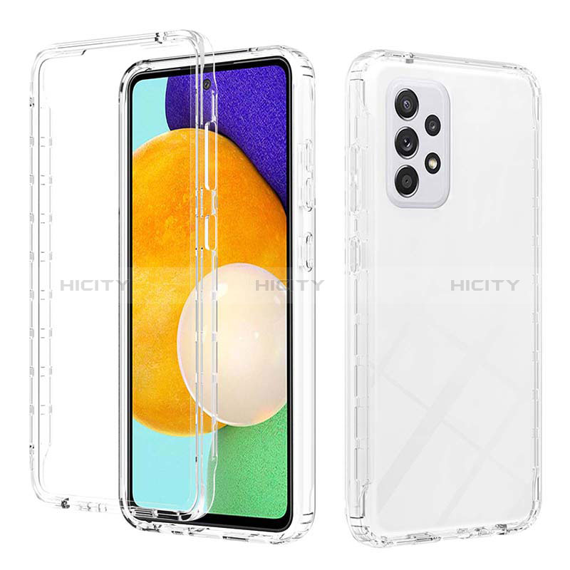 Funda Silicona Carcasa Ultrafina Transparente Goma Frontal y Trasera 360 Grados Gradiente ZJ2 para Samsung Galaxy A52s 5G