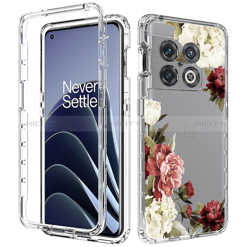 Funda Silicona Carcasa Ultrafina Transparente Goma Frontal y Trasera 360 Grados JX1 para OnePlus 10 Pro 5G