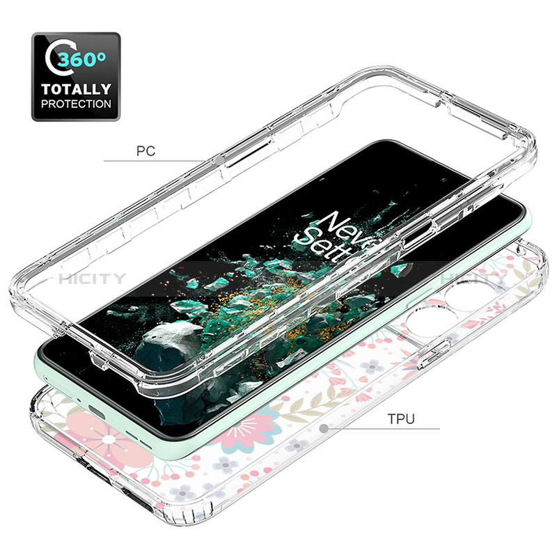 Funda Silicona Carcasa Ultrafina Transparente Goma Frontal y Trasera 360 Grados JX1 para OnePlus Ace Pro 5G