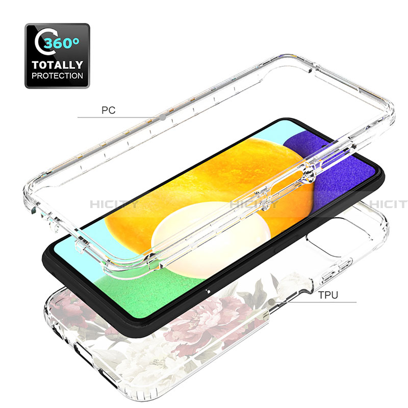 Funda Silicona Carcasa Ultrafina Transparente Goma Frontal y Trasera 360 Grados JX1 para Samsung Galaxy A22 5G