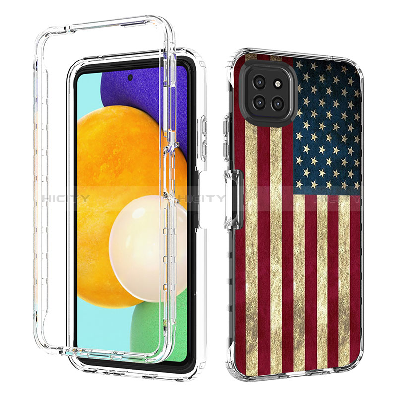 Funda Silicona Carcasa Ultrafina Transparente Goma Frontal y Trasera 360 Grados JX1 para Samsung Galaxy A22s 5G