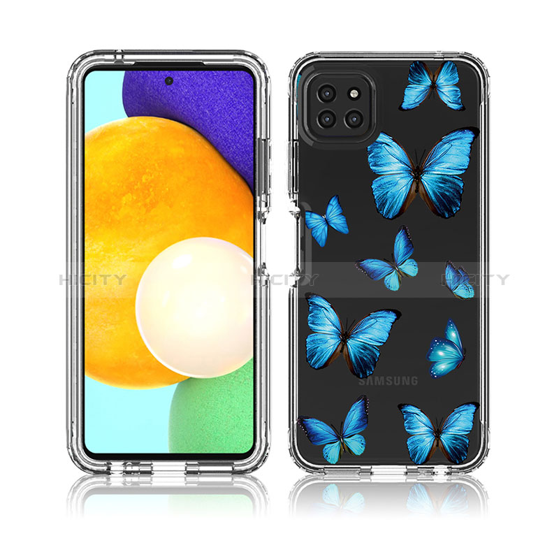 Funda Silicona Carcasa Ultrafina Transparente Goma Frontal y Trasera 360 Grados JX1 para Samsung Galaxy A22s 5G