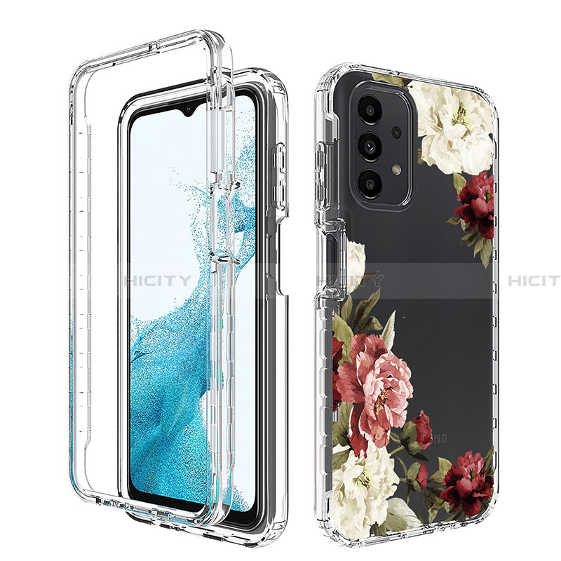 Funda Silicona Carcasa Ultrafina Transparente Goma Frontal y Trasera 360 Grados JX1 para Samsung Galaxy A23 4G