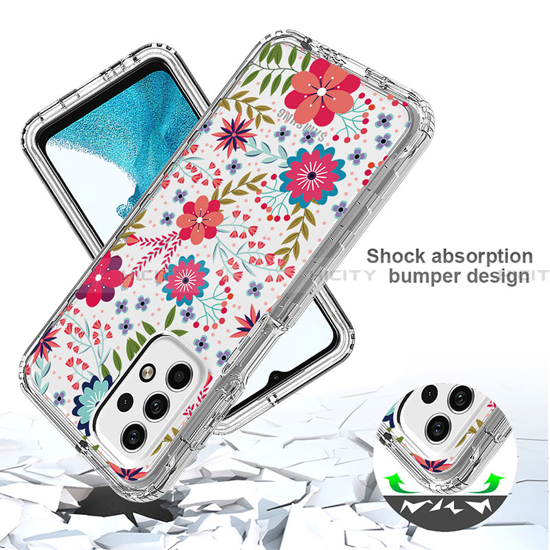 Funda Silicona Carcasa Ultrafina Transparente Goma Frontal y Trasera 360 Grados JX1 para Samsung Galaxy A23 4G