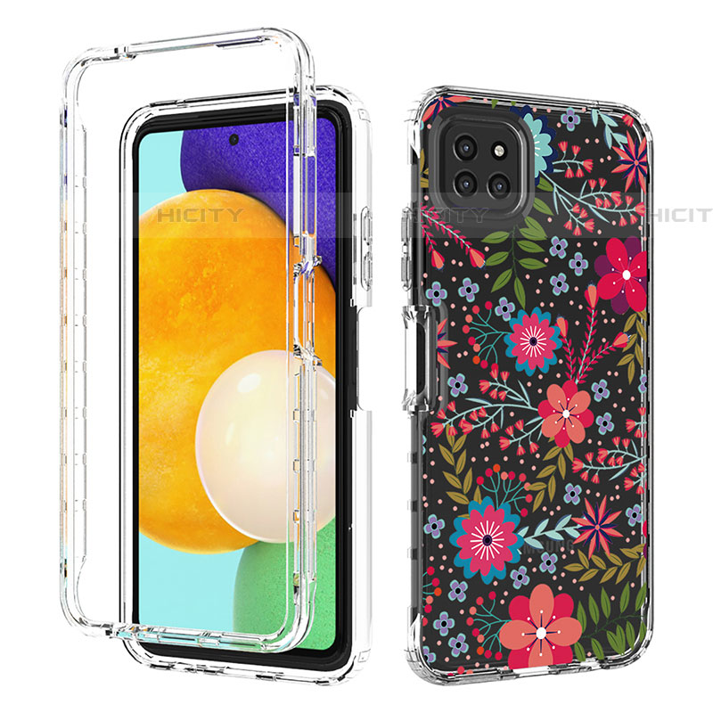 Funda Silicona Carcasa Ultrafina Transparente Goma Frontal y Trasera 360 Grados JX1 para Samsung Galaxy F42 5G