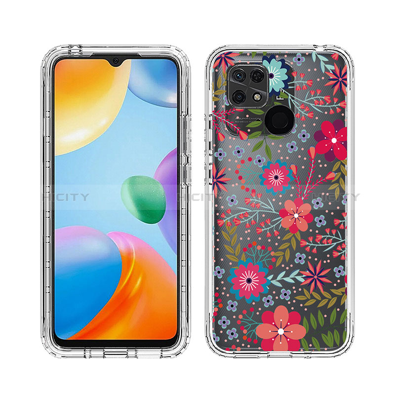 Funda Silicona Carcasa Ultrafina Transparente Goma Frontal y Trasera 360 Grados JX1 para Xiaomi Redmi 10 Power