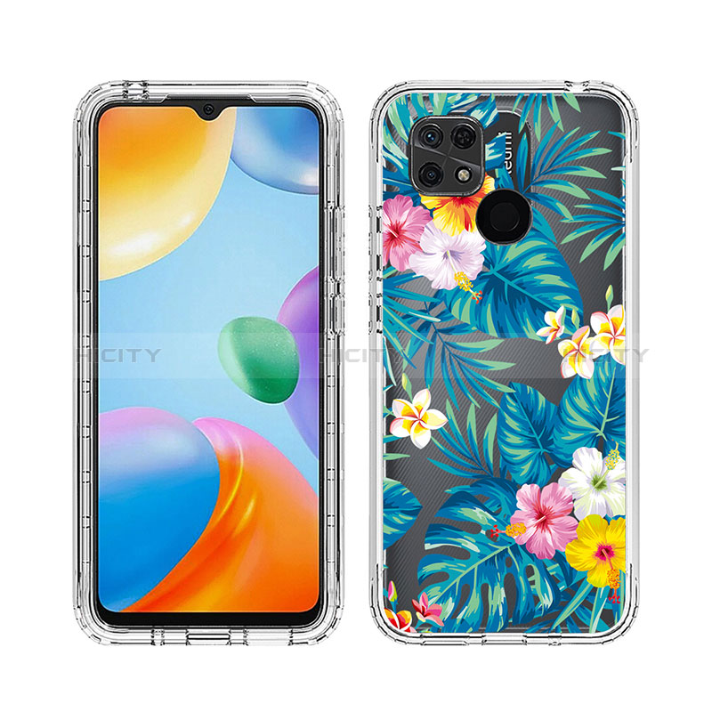 Funda Silicona Carcasa Ultrafina Transparente Goma Frontal y Trasera 360 Grados JX1 para Xiaomi Redmi 10 Power