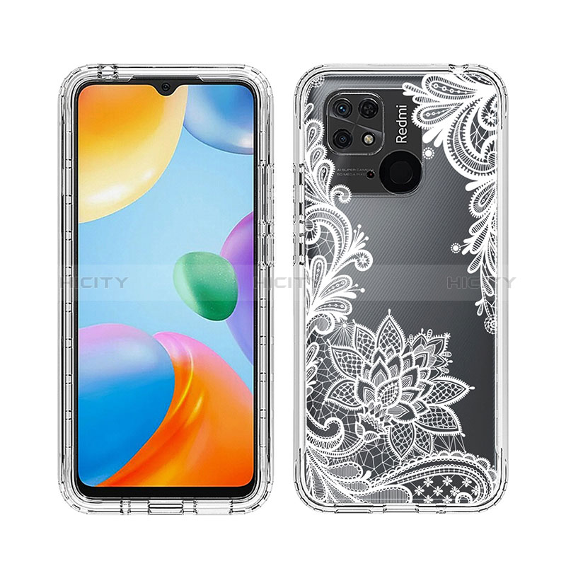 Funda Silicona Carcasa Ultrafina Transparente Goma Frontal y Trasera 360 Grados JX1 para Xiaomi Redmi 10 Power