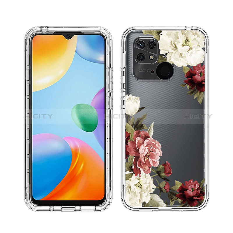 Funda Silicona Carcasa Ultrafina Transparente Goma Frontal y Trasera 360 Grados JX1 para Xiaomi Redmi 10C 4G