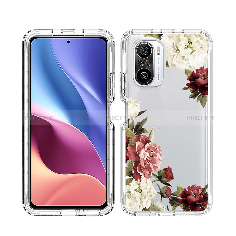 Funda Silicona Carcasa Ultrafina Transparente Goma Frontal y Trasera 360 Grados JX1 para Xiaomi Redmi K40 Pro 5G