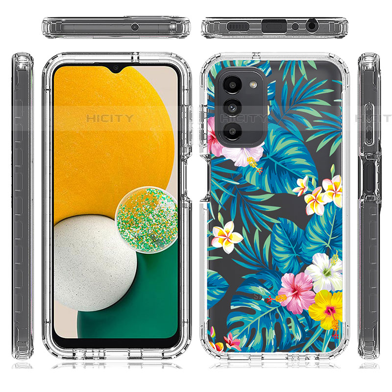 Funda Silicona Carcasa Ultrafina Transparente Goma Frontal y Trasera 360 Grados JX3 para Samsung Galaxy A03s