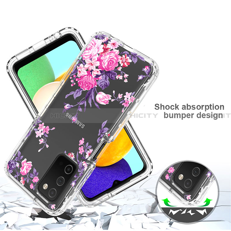 Funda Silicona Carcasa Ultrafina Transparente Goma Frontal y Trasera 360 Grados JX4 para Samsung Galaxy F02S SM-E025F