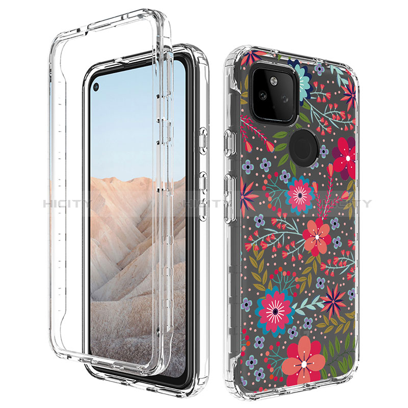 Funda Silicona Carcasa Ultrafina Transparente Goma Frontal y Trasera 360 Grados para Google Pixel 5a 5G