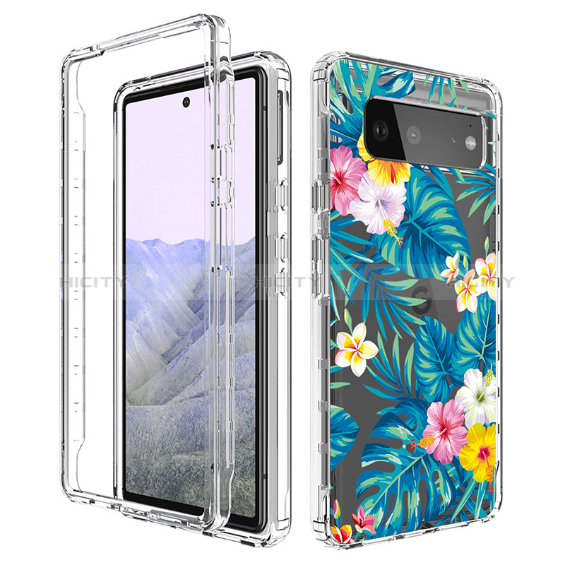 Funda Silicona Carcasa Ultrafina Transparente Goma Frontal y Trasera 360 Grados para Google Pixel 6 Pro 5G