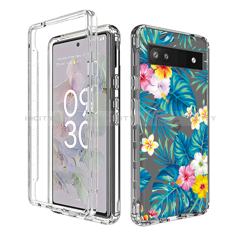 Funda Silicona Carcasa Ultrafina Transparente Goma Frontal y Trasera 360 Grados para Google Pixel 6a 5G