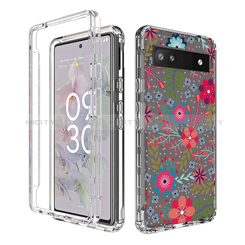 Funda Silicona Carcasa Ultrafina Transparente Goma Frontal y Trasera 360 Grados para Google Pixel 6a 5G