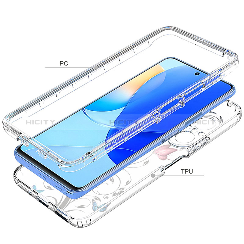 Funda Silicona Carcasa Ultrafina Transparente Goma Frontal y Trasera 360 Grados para Huawei Honor 50 SE 5G