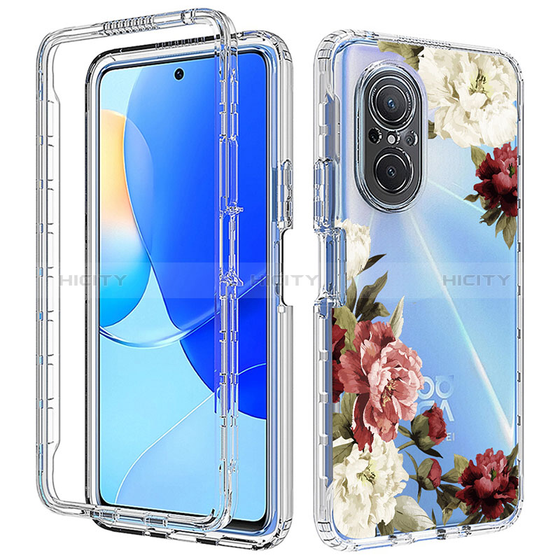 Funda Silicona Carcasa Ultrafina Transparente Goma Frontal y Trasera 360 Grados para Huawei Honor 50 SE 5G