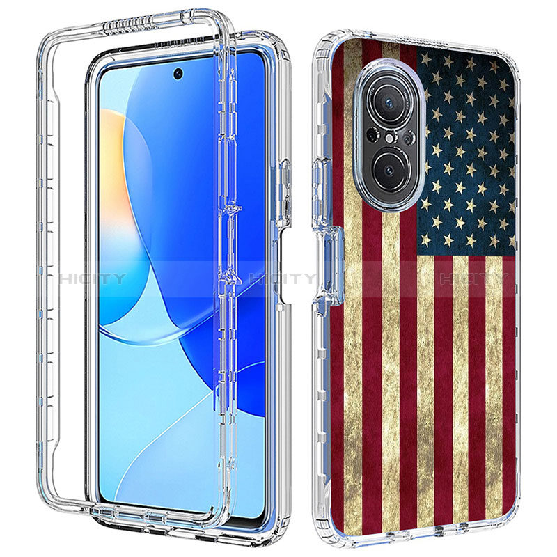 Funda Silicona Carcasa Ultrafina Transparente Goma Frontal y Trasera 360 Grados para Huawei Honor 50 SE 5G