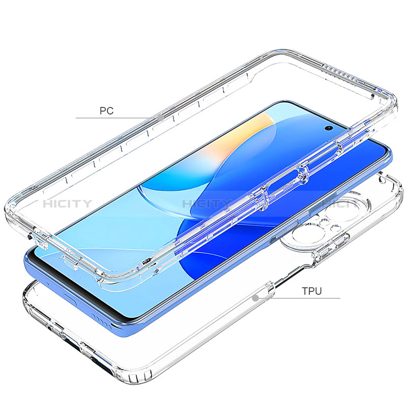 Funda Silicona Carcasa Ultrafina Transparente Goma Frontal y Trasera 360 Grados para Huawei Nova 9 SE Claro