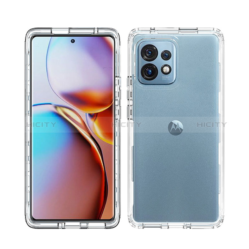 Funda Silicona Carcasa Ultrafina Transparente Goma Frontal y Trasera 360 Grados para Motorola Moto Edge 40 Pro 5G Claro