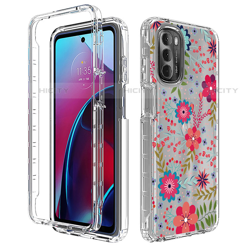 Funda Silicona Carcasa Ultrafina Transparente Goma Frontal y Trasera 360 Grados para Motorola Moto G Stylus (2022) 5G