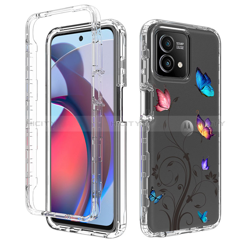 Funda Silicona Carcasa Ultrafina Transparente Goma Frontal y Trasera 360 Grados para Motorola Moto G Stylus (2023) 4G