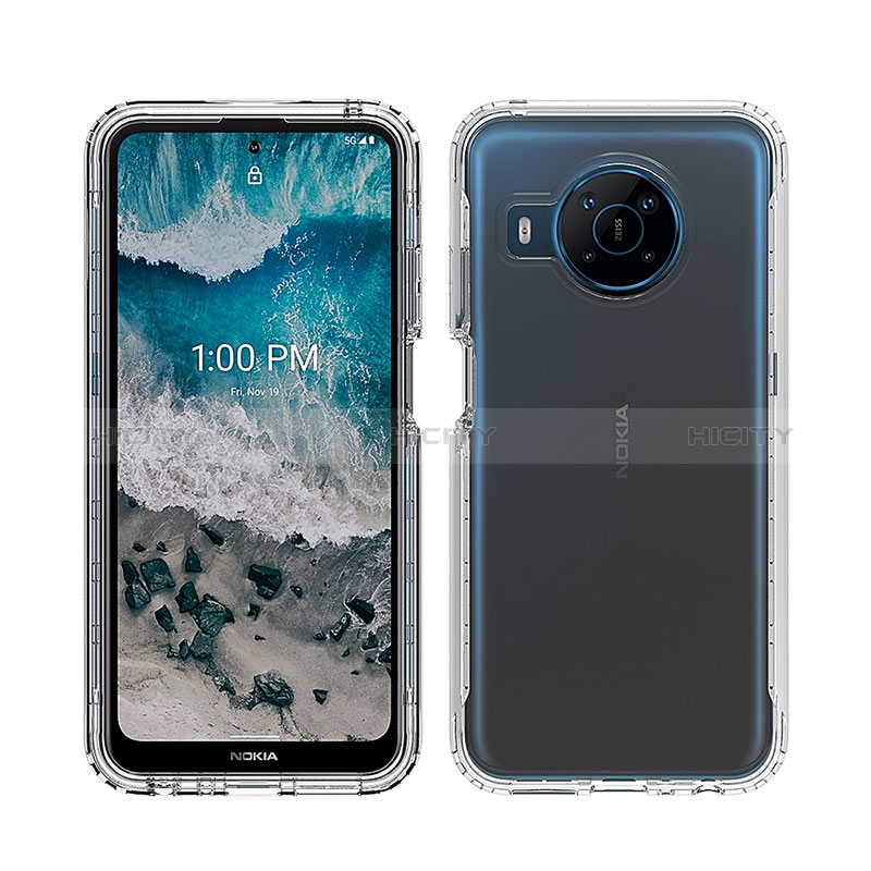 Funda Silicona Carcasa Ultrafina Transparente Goma Frontal y Trasera 360 Grados para Nokia X100 5G Claro