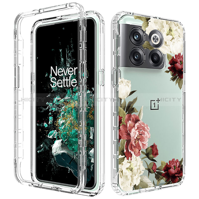 Funda Silicona Carcasa Ultrafina Transparente Goma Frontal y Trasera 360 Grados para OnePlus 10T 5G