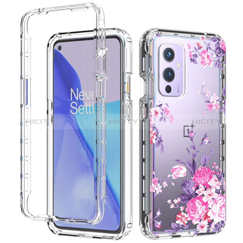 Funda Silicona Carcasa Ultrafina Transparente Goma Frontal y Trasera 360 Grados para OnePlus 9 5G