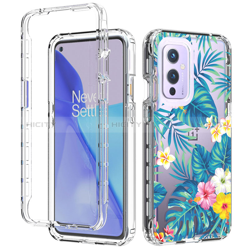 Funda Silicona Carcasa Ultrafina Transparente Goma Frontal y Trasera 360 Grados para OnePlus 9 5G