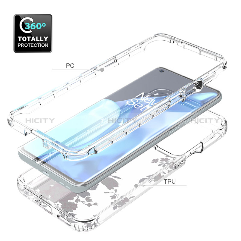 Funda Silicona Carcasa Ultrafina Transparente Goma Frontal y Trasera 360 Grados para OnePlus 9 Pro 5G