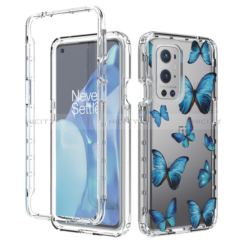 Funda Silicona Carcasa Ultrafina Transparente Goma Frontal y Trasera 360 Grados para OnePlus 9 Pro 5G