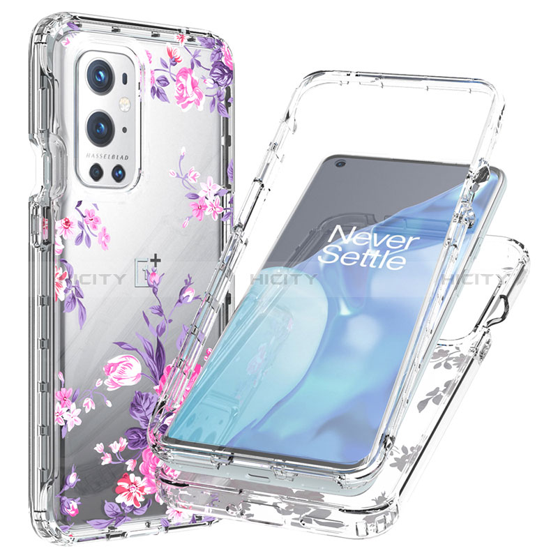 Funda Silicona Carcasa Ultrafina Transparente Goma Frontal y Trasera 360 Grados para OnePlus 9 Pro 5G