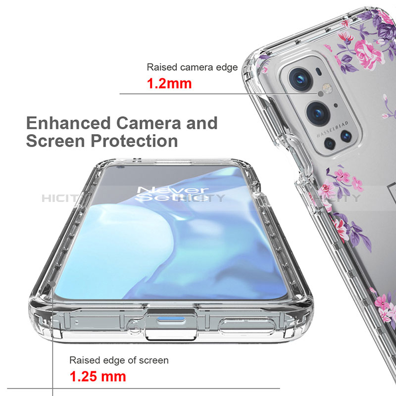 Funda Silicona Carcasa Ultrafina Transparente Goma Frontal y Trasera 360 Grados para OnePlus 9 Pro 5G