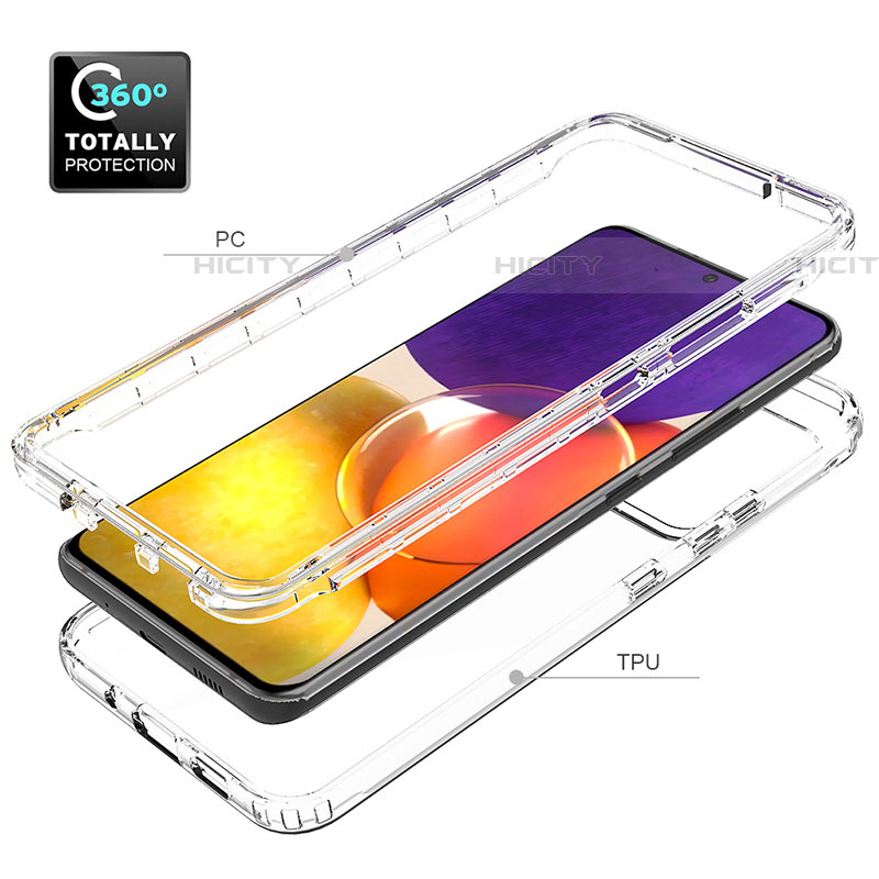 Funda Silicona Carcasa Ultrafina Transparente Goma Frontal y Trasera 360 Grados para Samsung Galaxy A05s Claro