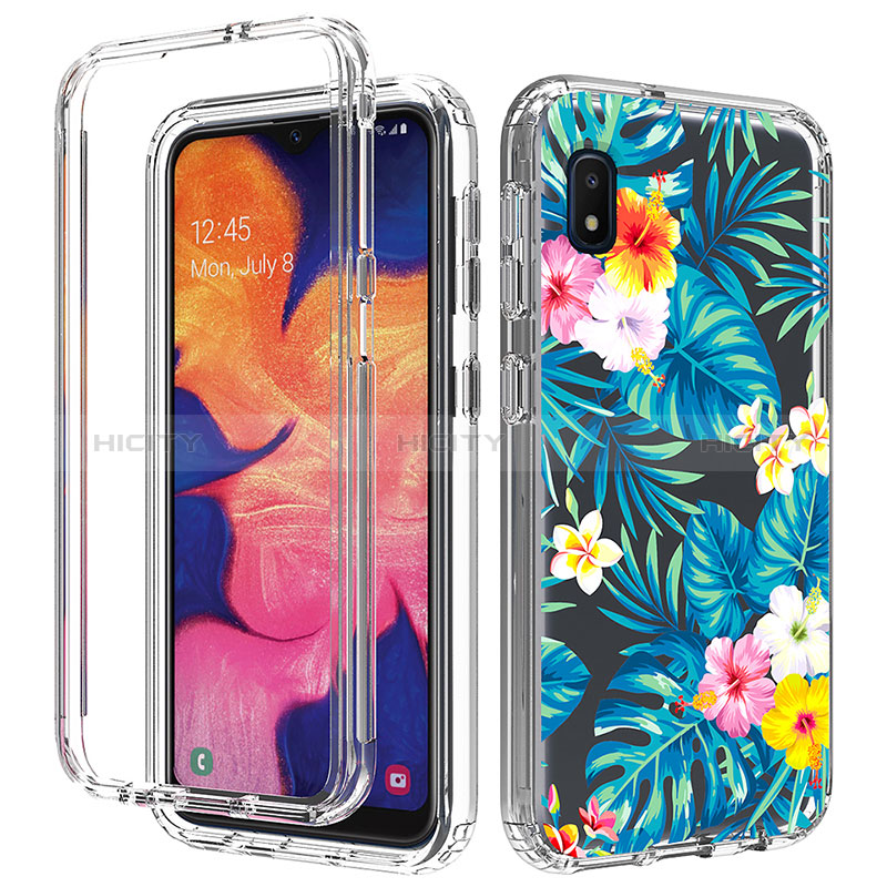 Funda Silicona Carcasa Ultrafina Transparente Goma Frontal y Trasera 360 Grados para Samsung Galaxy A10e